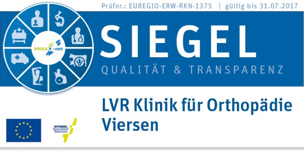 Siegel des Euregionalen Netzwerkes für Patientensicherheit und Infektionsschutz